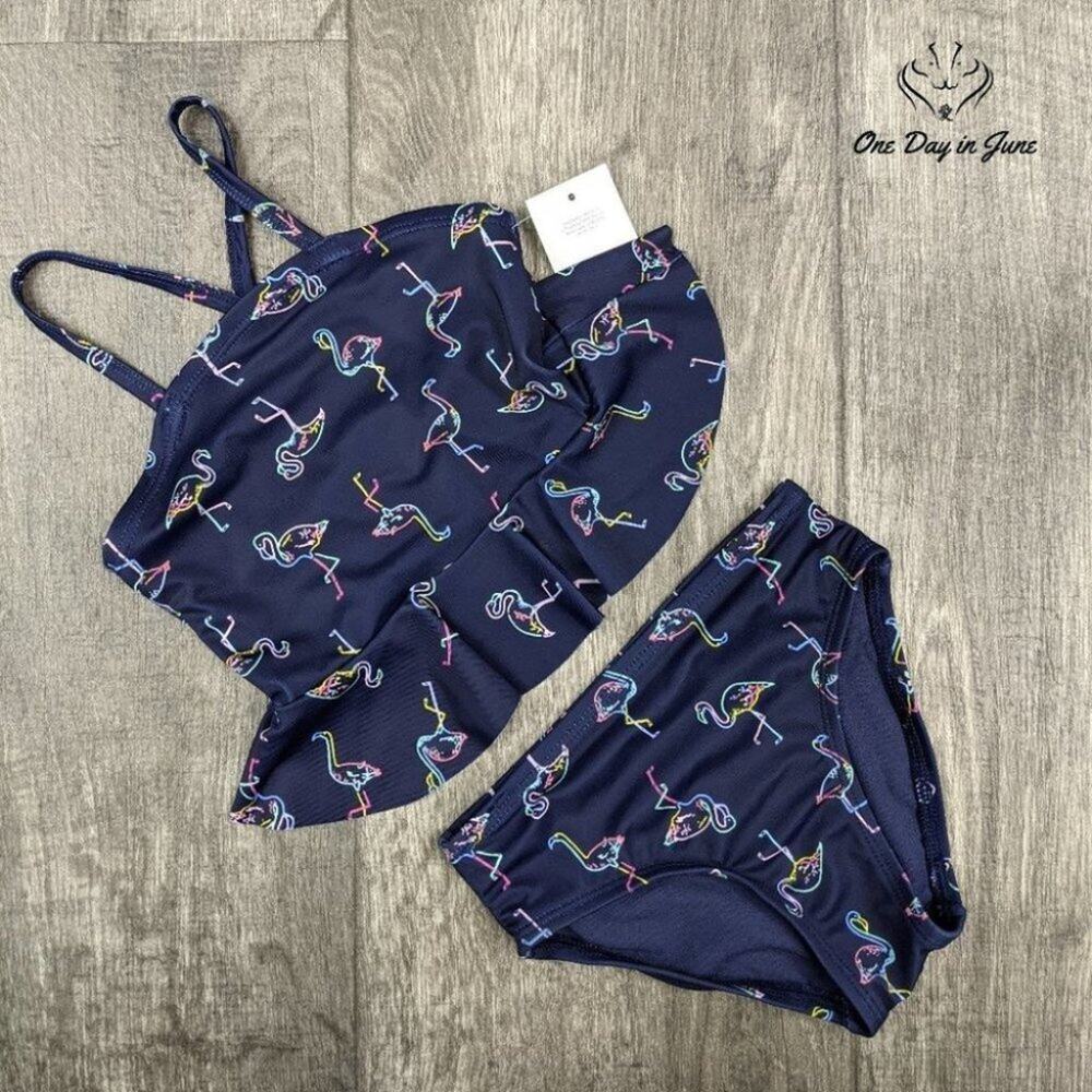 City Streets Girls Flamingo Bikini Size 18 Months